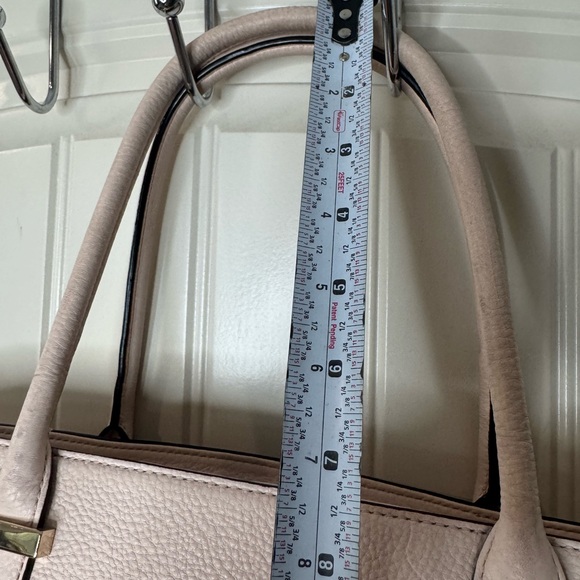 KATE SPADE ♠️ Light Blush Pink/Ivory Satchel Purse, Dual Handles, Gold Hardware💓 - Picture 13 of 17